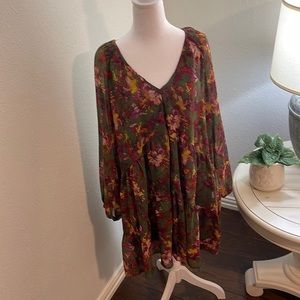 Time and Tru dress in size XL, beautiful fall colors